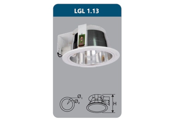 Đèn Downlight âm trần 5W DUHAL LGL 1.13