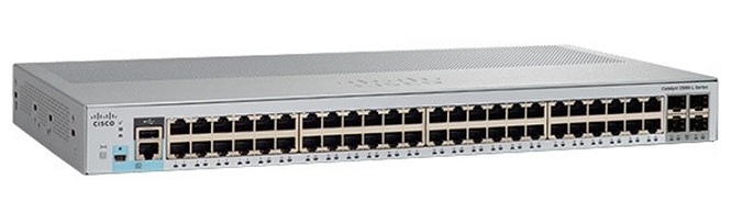 48-Port Gigabit Ethernet + 4 x Gigabit SFP Switch Cisco WS-C2960L-48TS-AP