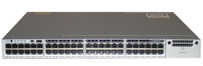 48-Port 10/100/1000 Ethernet LAN Base Switch Cisco WS-C3850-48T-L