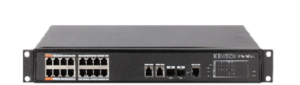 16-port 10/100Mbps+2-port SFP PoE Switch KBVISION KX-SW16SFP2