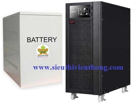 Nguồn lưu điện 6KVA UPS SANTAK ONLINE C6KS (LCD)