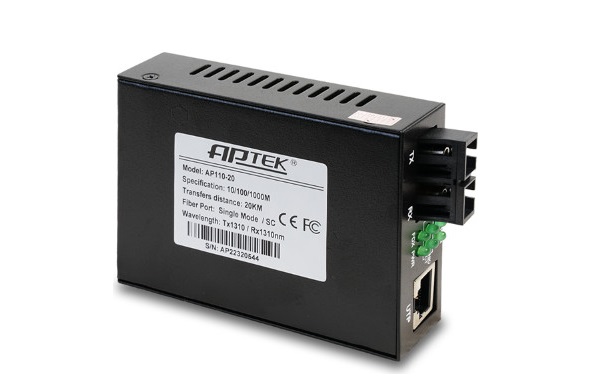 Chuyển đổi quang điện Media Converter Gigabit ApTek AP110-20