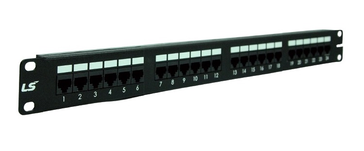 Patch panel 24-port Unshielded LS CAT.5e (LS-PP-UC5E-24P)