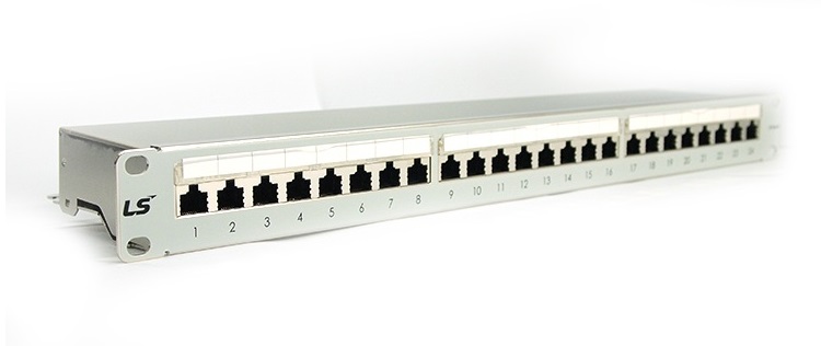 Patch panel 24-port Shielded LS CAT.5e (LS-PP-SC5E-24P)