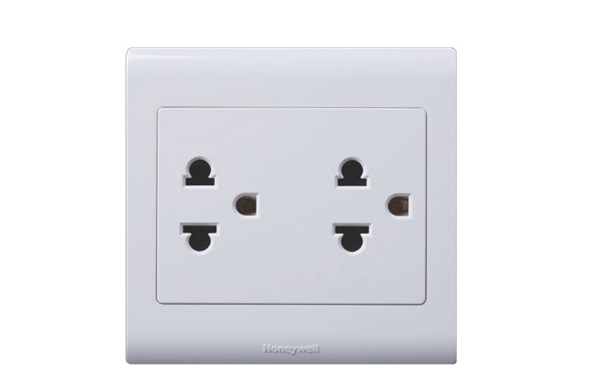 Ổ cắm đôi 3 chấu 16A HONEYWELL R4158WHI