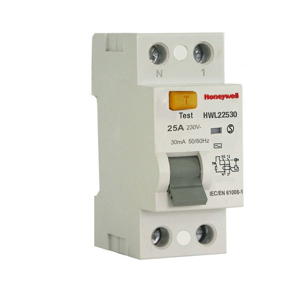 Cầu dao bảo vệ chống dòng rò RDC 2 cực HONEYWELL HWL22530