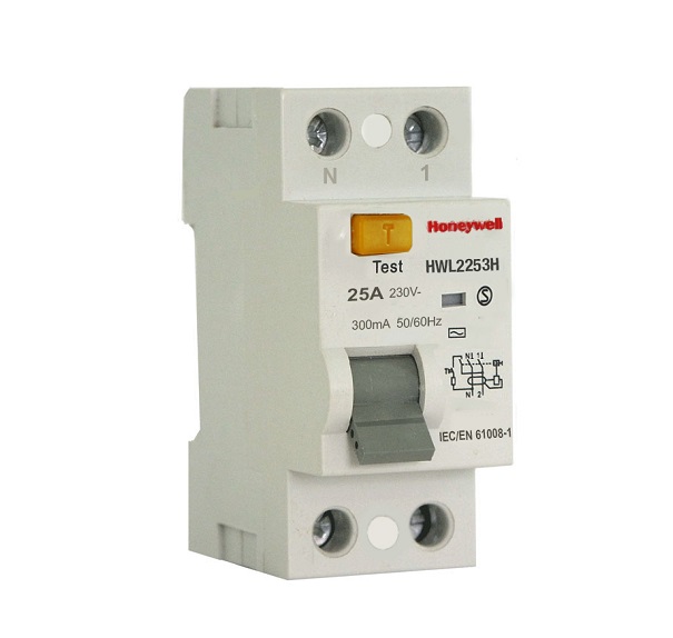 Cầu dao bảo vệ chống dòng rò RDC 2 cực HONEYWELL HWL2253H