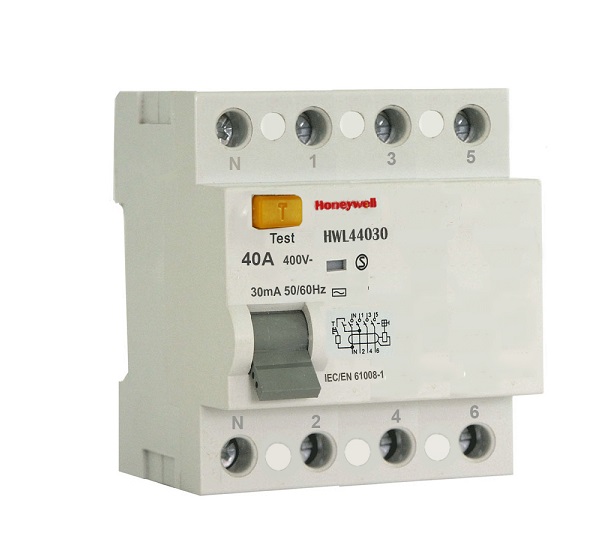 Cầu dao bảo vệ chống dòng rò RDC 4 cực HONEYWELL HWL44030