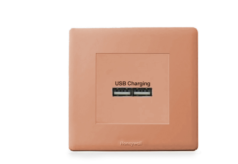 Ổ cắm đôi USB HONEYWELL PX5837GLA