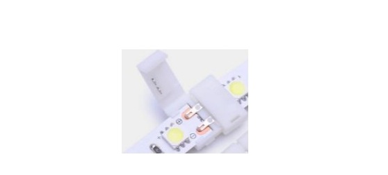 Đầu nối thẳng cho led dây đơn sắc (10mm) VinaLED SC-2P-10-NW