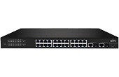 Switch PoE UNV | 24-Port 10/100Mbps Ethernet PoE Switch UNV NSW2000-24T2GC-POE