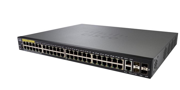 48-port 10/100 PoE Managed Switch CISCO SF350-48P-K9-EU