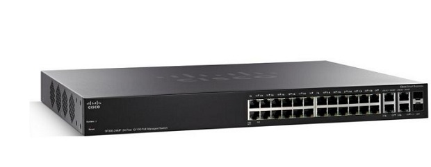 24-port 10/100 PoE+ Managed Switch CISCO SF350-24MP-K9-EU