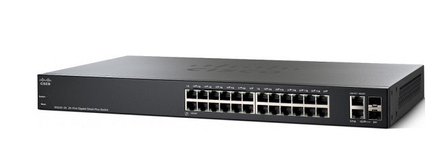 26-Port Gigabit PoE Smart Switch CISCO SG220-26P-K9-EU