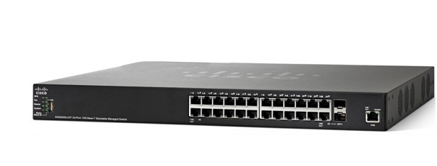 24-Port Gigabit PoE Stackable Managed Switch CISCO SG350X-24MP