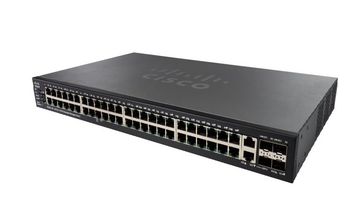 48-Port 10/100 PoE Stackable Managed Switch CISCO SF550X-48P-K9-EU