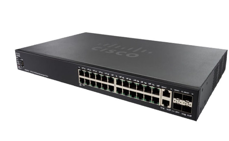 24-Port Gigabit PoE Stackable Managed Switch CISCO SG550X-24MP-K9-EU