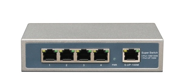 4-Port 10/100Mbps PoE Extender NETONE NO-PSE41FE