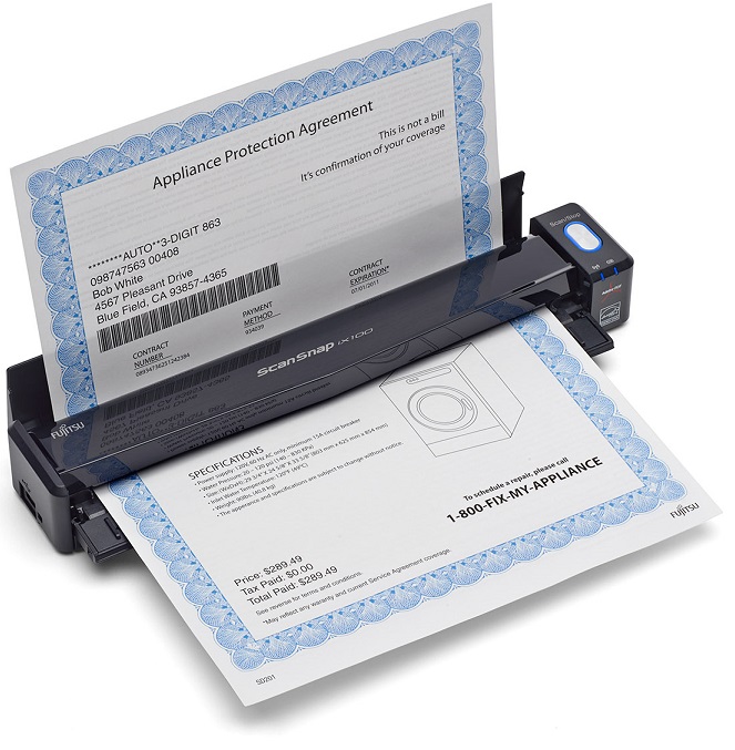 Máy quét cầm tay Fujitsu Scanner ix100 (PA03688-B001)