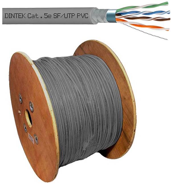 Cáp mạng Dintek CAT.5E S-FTP (1105-03001)