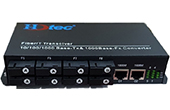 Media Converter HDTEC | Converter kết hợp HDTEC 8 cổng Quang 2 cổng RJ45 1G