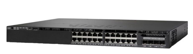 24-Port Ethernet PoE Switch Cisco Catalyst WS-C3650-24PS-S