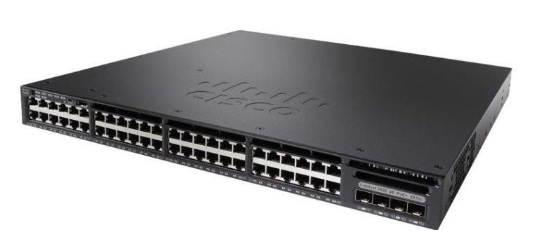 48-Port 10/100/1000 Ethernet PoE Switch Cisco Catalyst WS-C3650-48PS-S