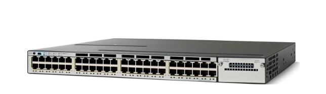 48-Port 10/100/1000 Ethernet PoE Switch Cisco Catalyst WS-C3750X-48PF-S