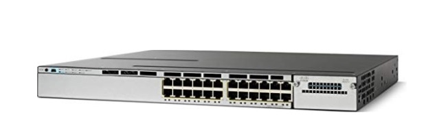 24-Port 10/100/1000 Ethernet PoE Switch Cisco Catalyst WS-C3750X-24P-E