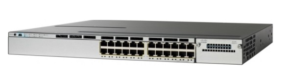 24-Port 10/100/1000 Ethernet PoE+ Switch Cisco Catalyst WS-C3850-24P-L