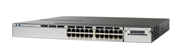 24-Port Ethernet POE Switch Cisco Catalyst WS-C3850-24PW-S