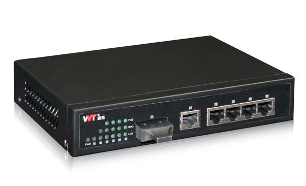 5-Port 10/100/1000Base-T(X) + 1-Port 1000Base-F(X) Switch WINTOP YT-DS106-1GF5GT