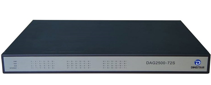 Analog VoIP Gateway Dinstar DAG2500-72S