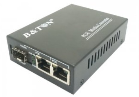 2-port 10/100Mbps PoE Switch BTON BT-6102FE-25