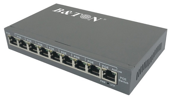 8-port 10/100Mbps PoE Switch BTON BT-6009FE