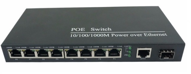 8-port 10/100/1000Mbps PoE Switch BTON BT-6109GE-20A/B