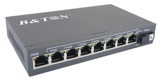 8-port 10/100/1000Mbps PoE Switch BTON BT-6108GE-20