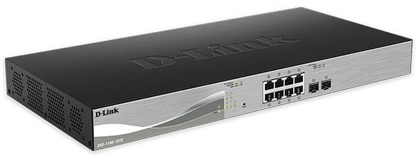 10-port Gigabit Ethernet Easy Smart Managed Switch D-Link DXS-1100-10TS