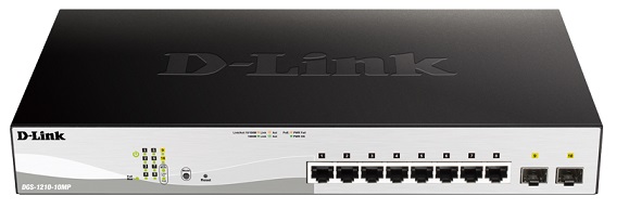 10-Port Gigabit Smart Managed PoE Switch D-Link DGS-1210-10MP