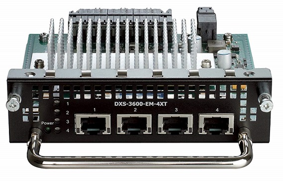 4-port 10GBASE-T expansion module D-Link DXS-3600-EM-4XT