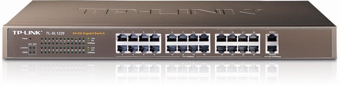 24-Port 10/100M +2-Port Gigabit Switch TP-LINK TL-SL1226