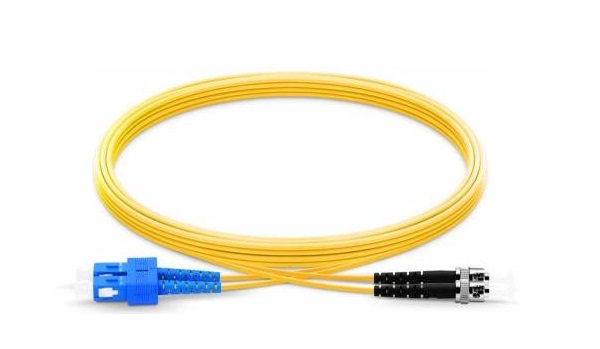 SC/PC-ST/PC OS2 Single Mode Duplex Fibre Patch Cable VIVANCO VCFCTCDPS2LS3