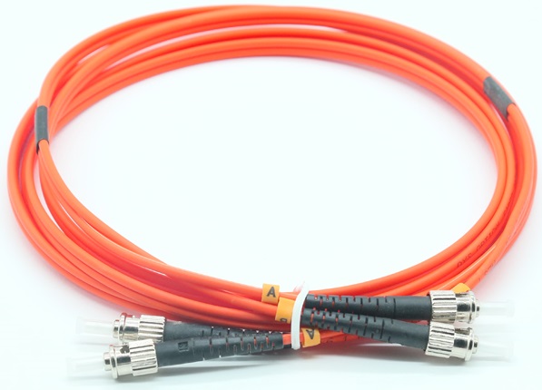 ST/PC-ST/PC OM3 Multimode Duplex Fibre Patch Cable VIVANCO VCFCSTDPM3LS3