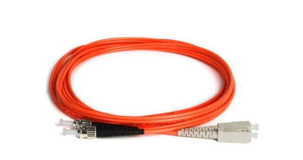 SC/PC-ST/PC OM1 Multimode Duplex Fibre Patch Cable VIVANCO VCFCTCDPM1LS3