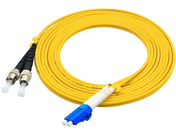 ST/PC-LC/PC OS2 Single Mode Duplex Fibre Patch Cable VIVANCO VCFCLTDPS2LS3