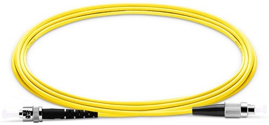 ST/PC-FC/PC OS2 Single Mode Simplex Fibre Patch Cable VIVANCO VCFCTFSPS2LS3