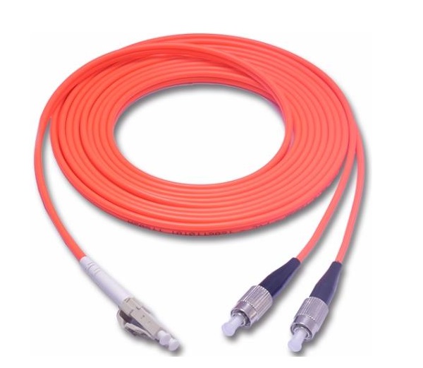 LC/PC-FC/PC OM2 Multimode Duplex Fibre Patch Cable VIVANCO VCFCLFDPM2LS3