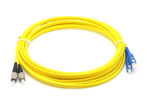 SC/PC-FC/PC OS2 Single Mode Duplex Fibre Patch Cable VIVANCO VCFCSFDPS2LS3