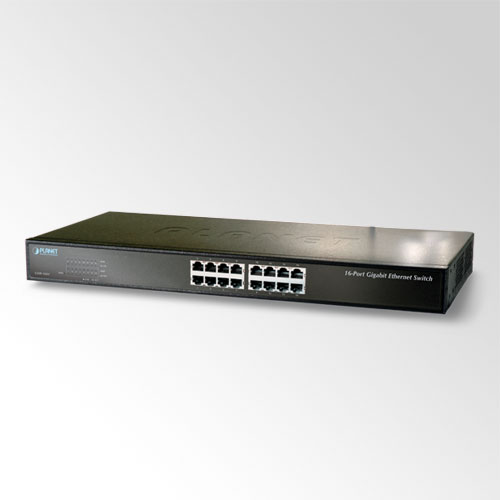 16-Port 10/100/1000Mbps Switch PLANET GSW-1601