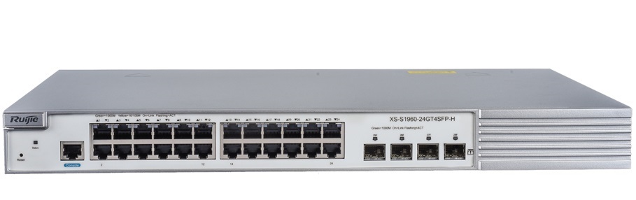 24-port 10/100/1000 Base-T Managed Switch RUIJIE XS-S1960-24GT4SFP-H